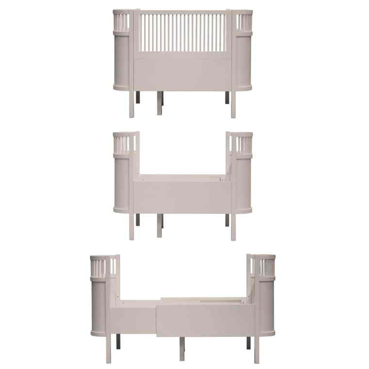 Sebra Babybett Kinderbett Juniorbett birkenbeige