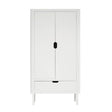 Sebra Kleiderschrank 2türig weiss