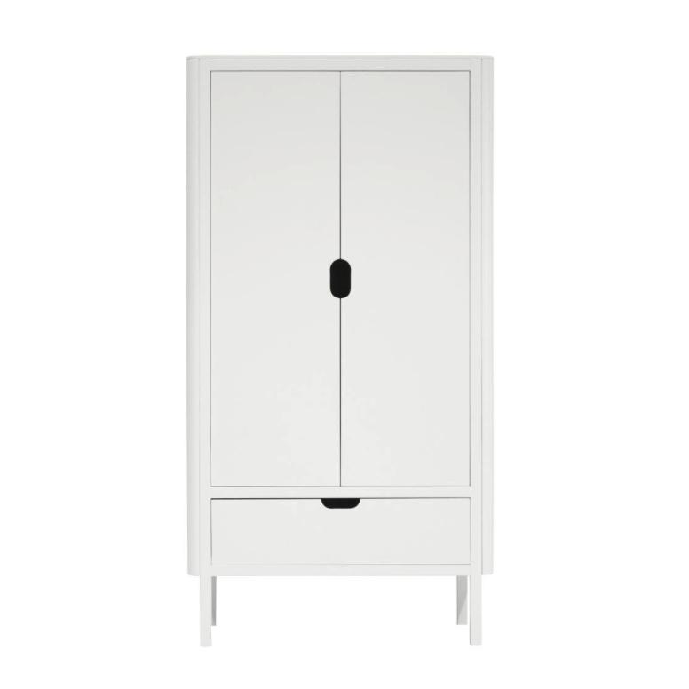 Sebra Kleiderschrank 2türig weiss