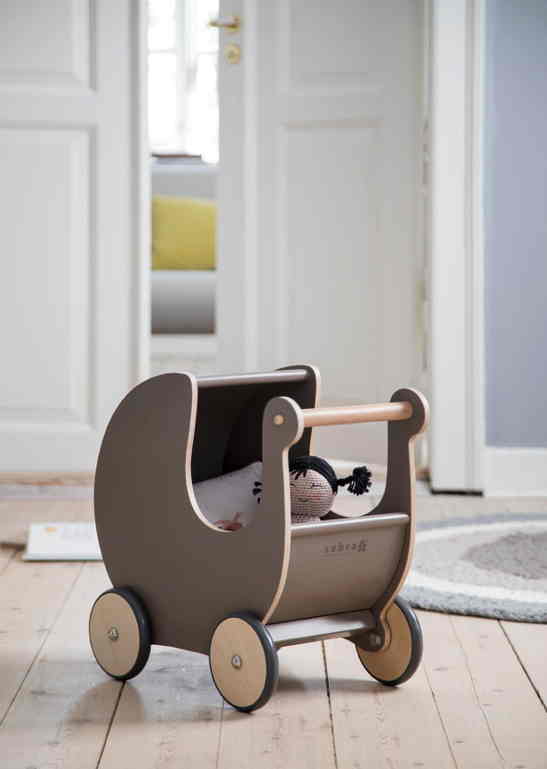 Sebra Puppenwagen Warm Grey