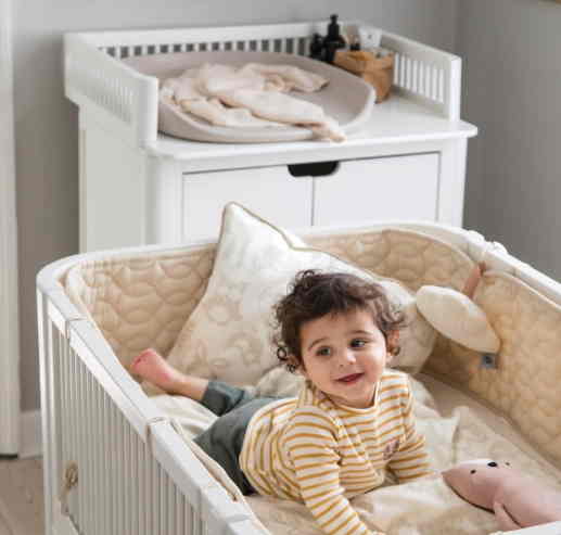 Sebra Wickelmatte Pulse Pur Straw beige