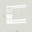 String Furniture Regal Eingangsregal Garderobe 