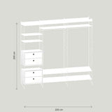 String Furniture Regal Eingangsregal Garderobe 