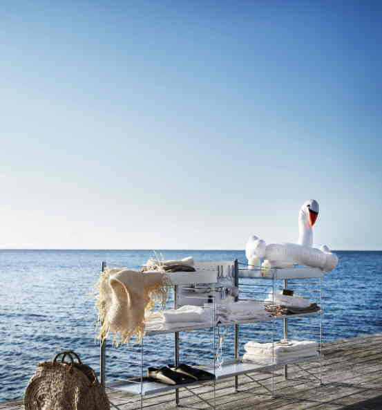 String Furniture verzinkt Aussenregal Outdoor