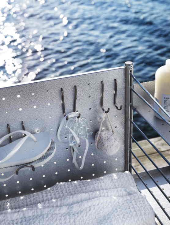 String Furniture verzinkt Aussenregal Outdoor