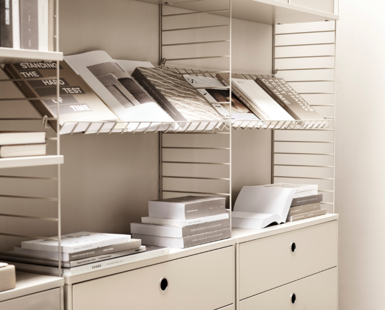 String Furniture Shelf Regalsystem Beige 