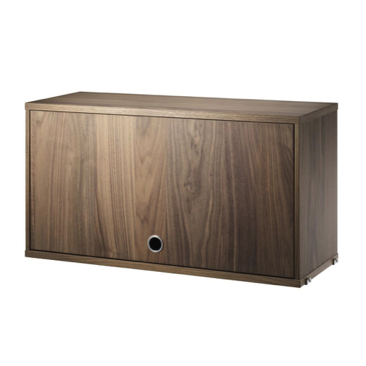 String Furniture Schrankelement System Klapptür Walnuss