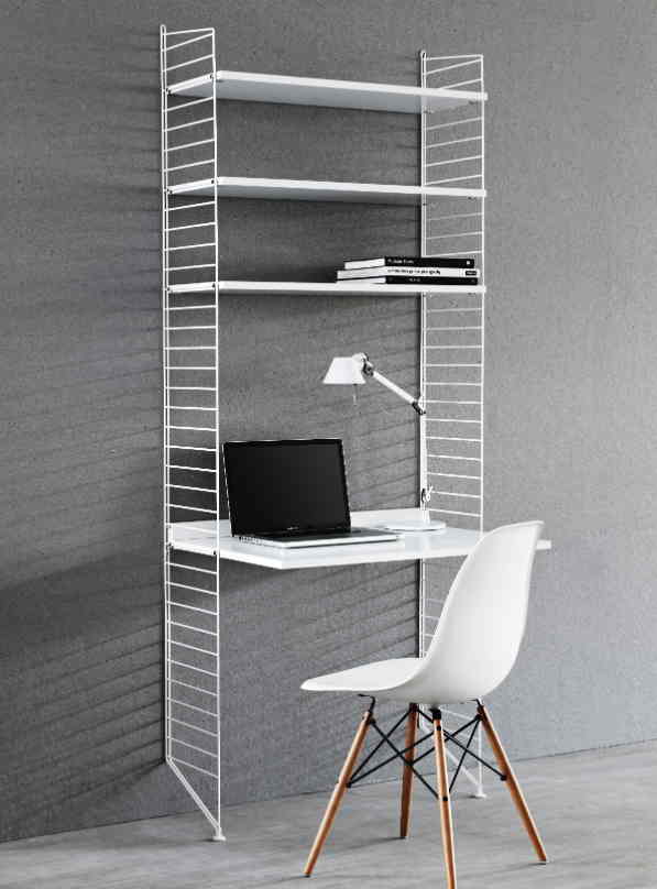 String Furniture Regalsystem Arbeitsplatz Regal