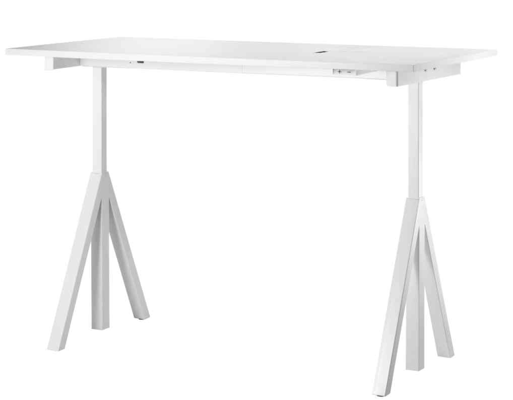 String Works höhenverstellbarer Arbeitstisch weiss Conference Table white
